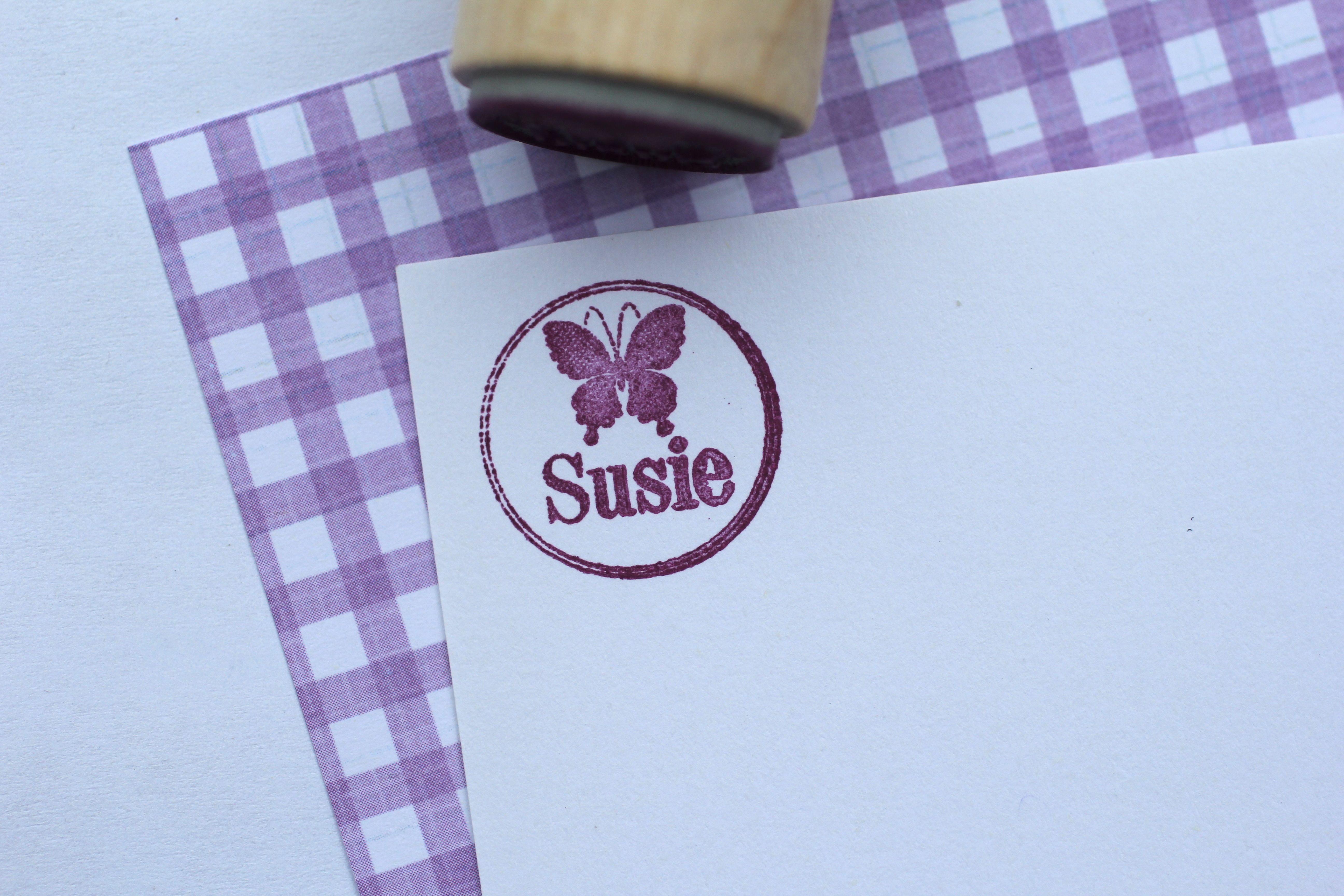 Butterfly Name Stamp