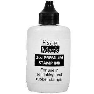 Aero Brand #752 Hand Stamp Ink - Black - 2 oz